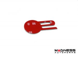 Jaguar Custom Emblem - S Sport - Satin Black Finish - Green/ Red